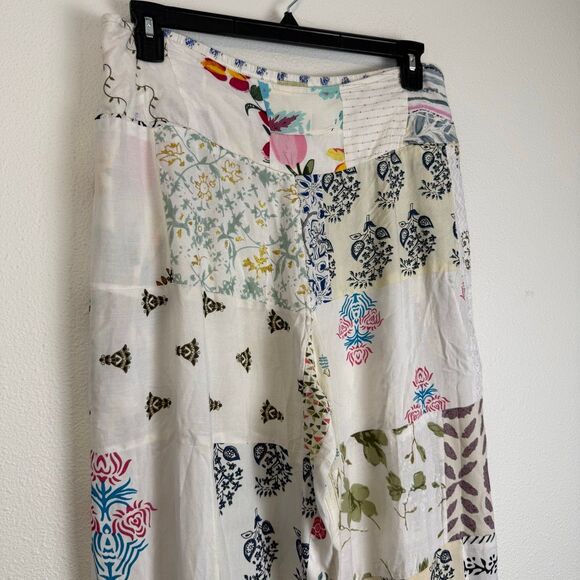 Jaded Gypsy Patchwork Bohemian Sunrise Pants Size L/XL - Picture 2 of 14